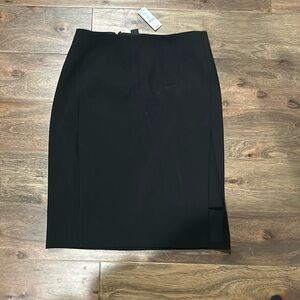 New with tags NWT White House Black Market Hi Slit Black Pencil Skirt Size 8